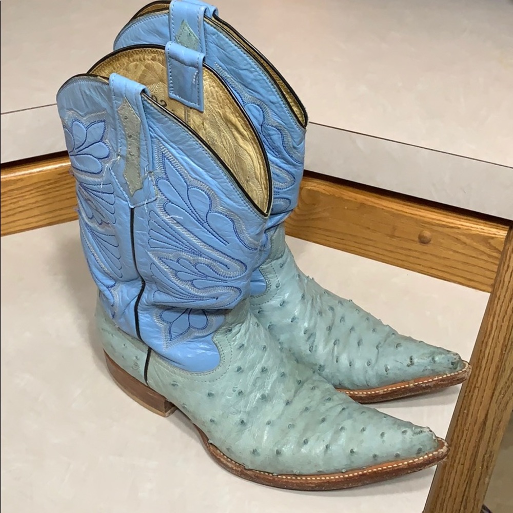 Vintage Excotic Boots (Botas de Avestruz).